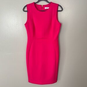 Calvin Klein Fuchsia Sleeveless Dress